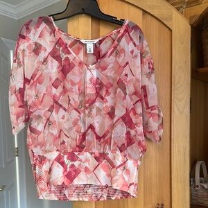 White House Black Market Floral Top - NWT - Small